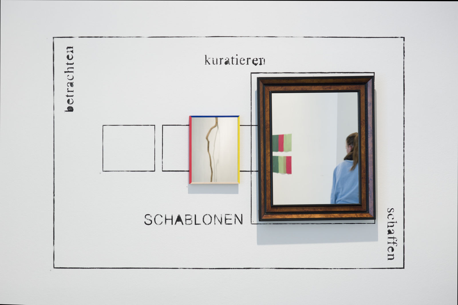 Michael Müller, Schablone (kleines Ich; Großes Ich), 2008/2013