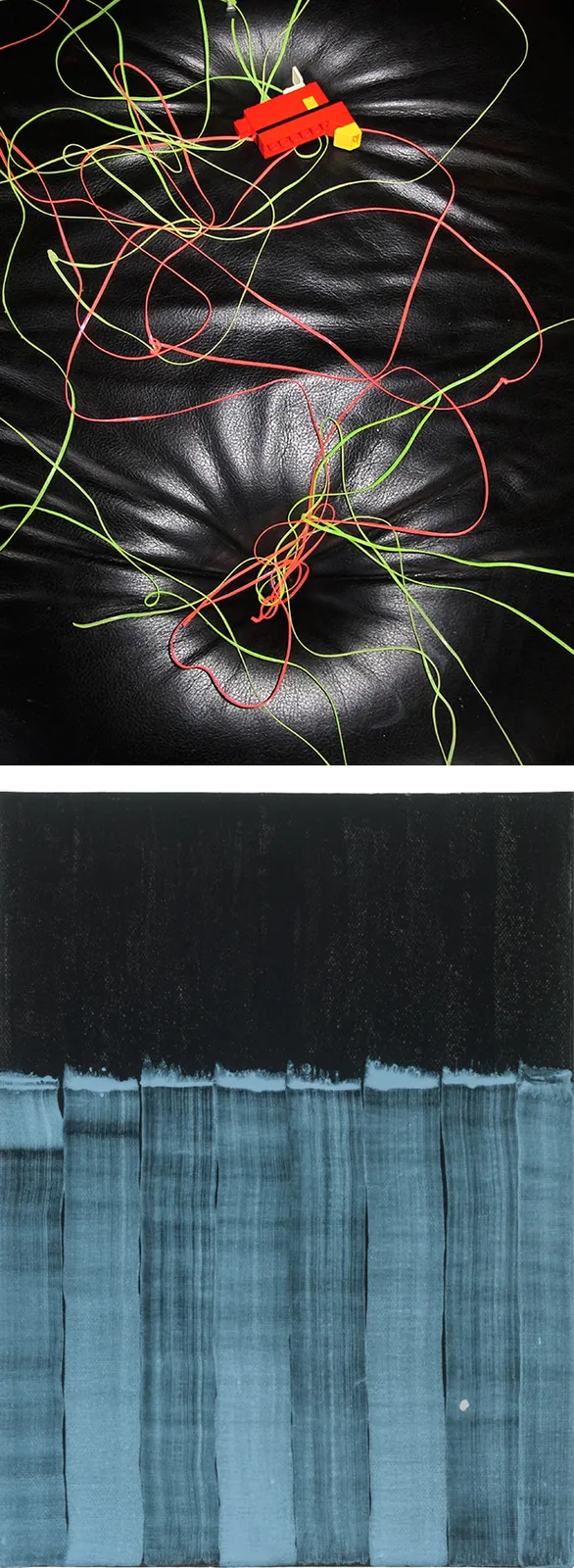 Juan Uslé, Saja´s Laberint, NY, 2016 - Destello (Presa), Benissa, 2018, 2016/2018