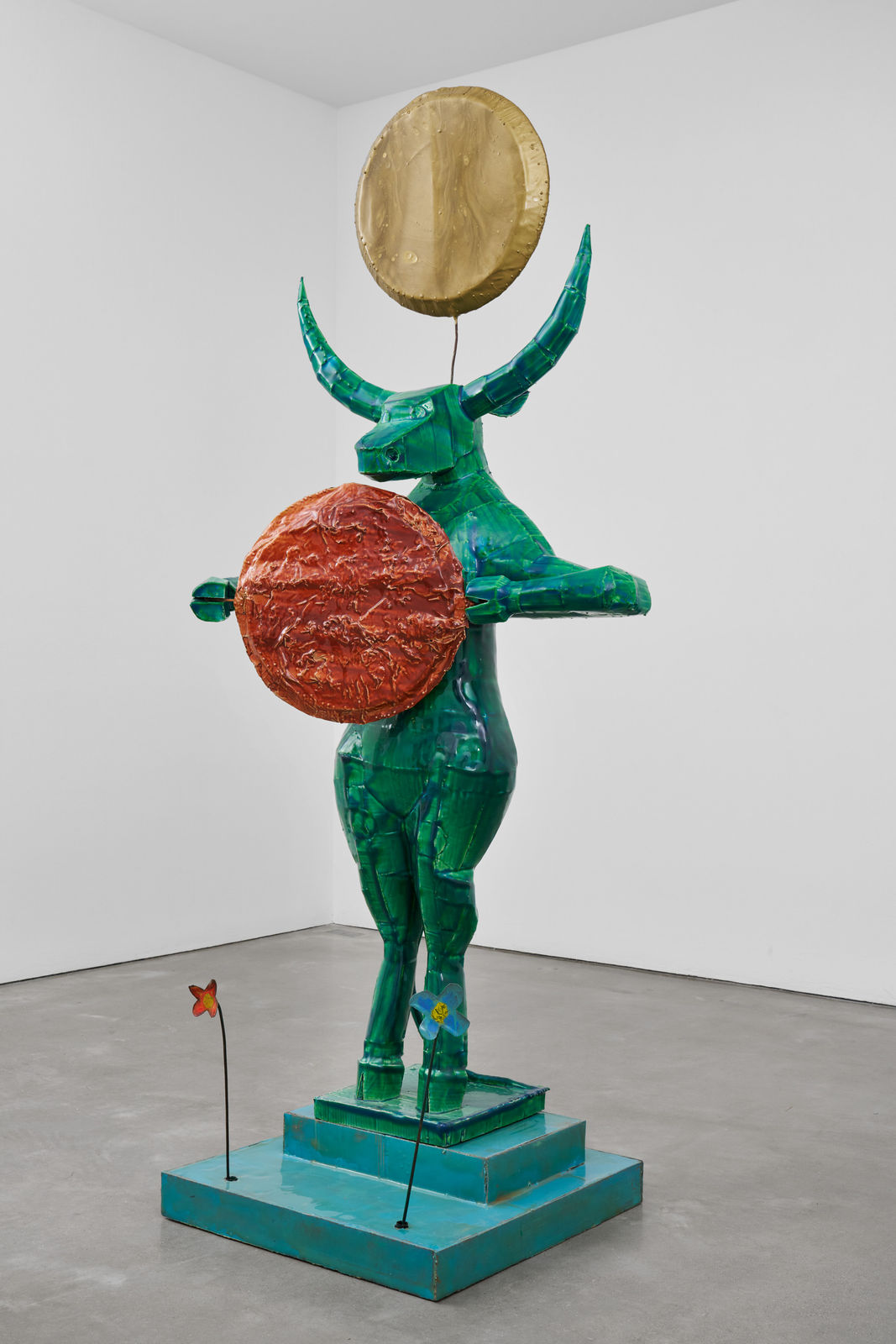 Bertram Jesdinsky, Mondkalb mit Reibekuchen, 1989