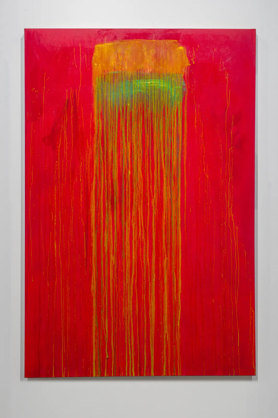 Pat Steir, Green Madrid, 1993