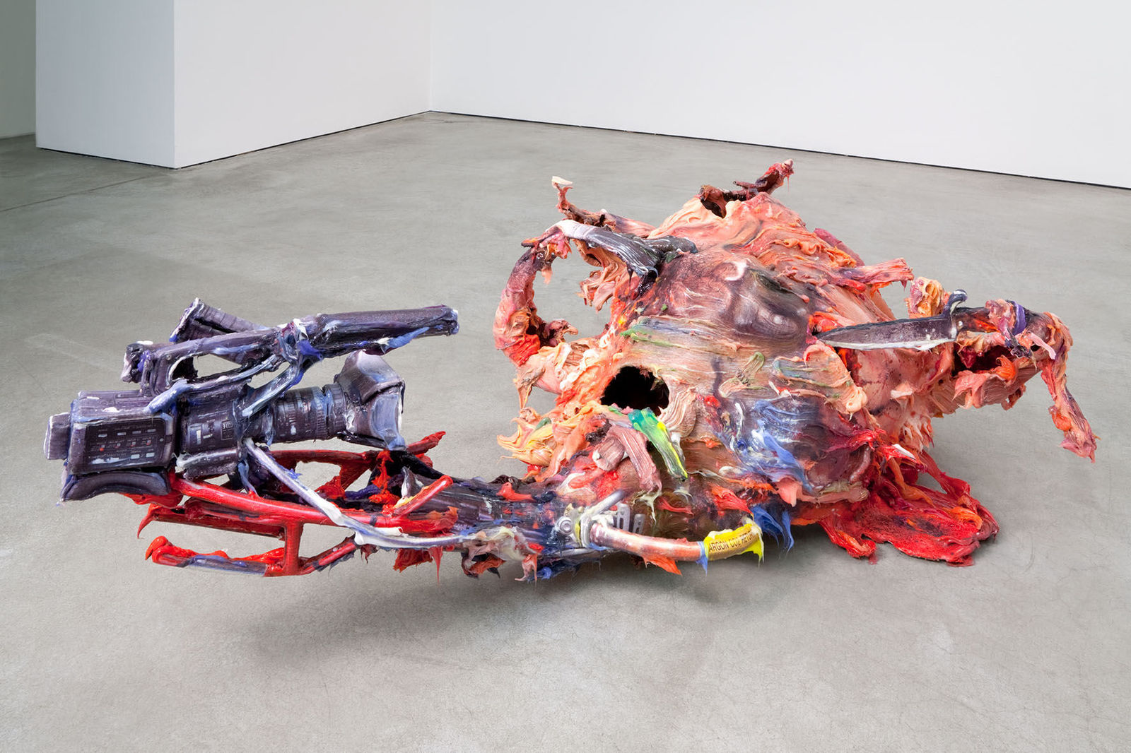 Fabian Marcaccio, Paint-Fuck-Film-Kill-Itself Paintant, 2009