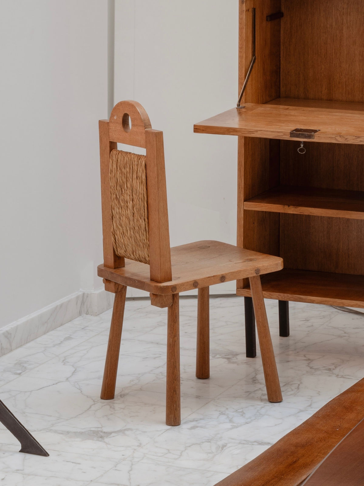 André Arbus, Set of 5 chairs, c. 1945