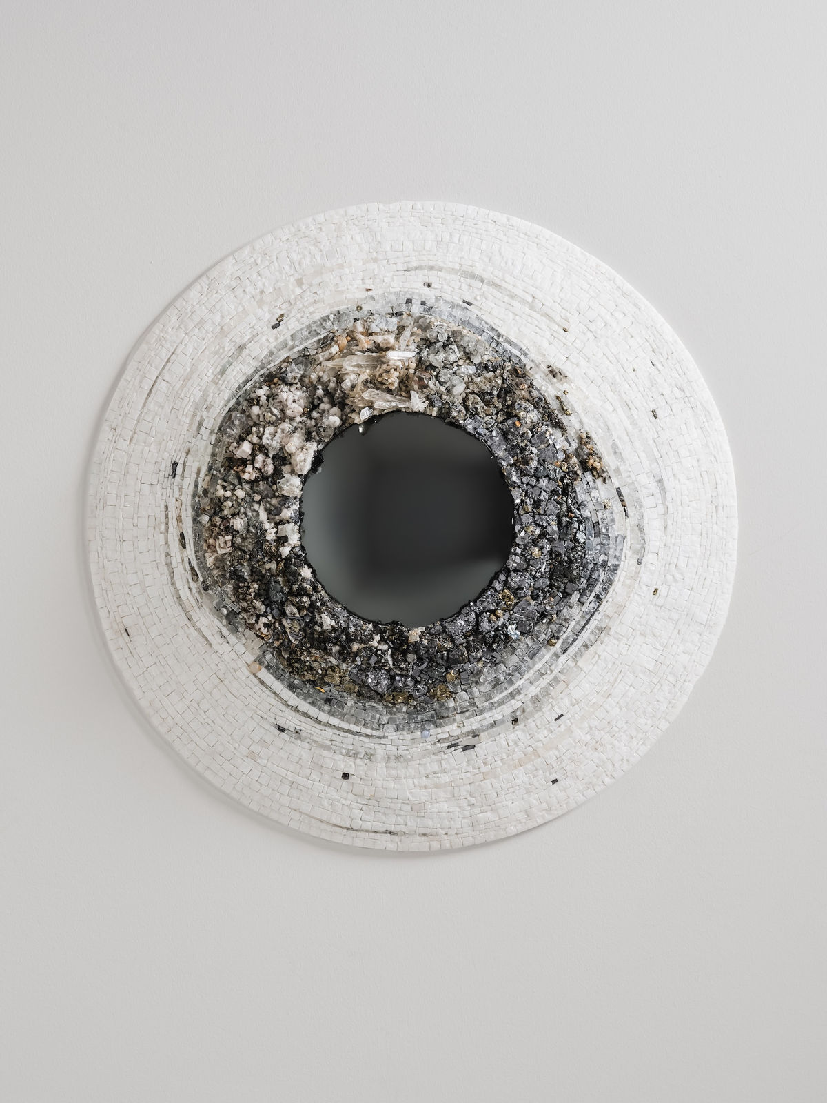 Béatrice Serre, "Frozen Roc" witch mirror, 2026