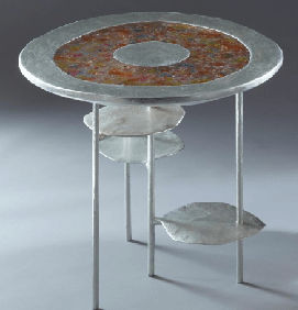 Hélène de Saint Lager, "Lotus" side table, Contemporary creation