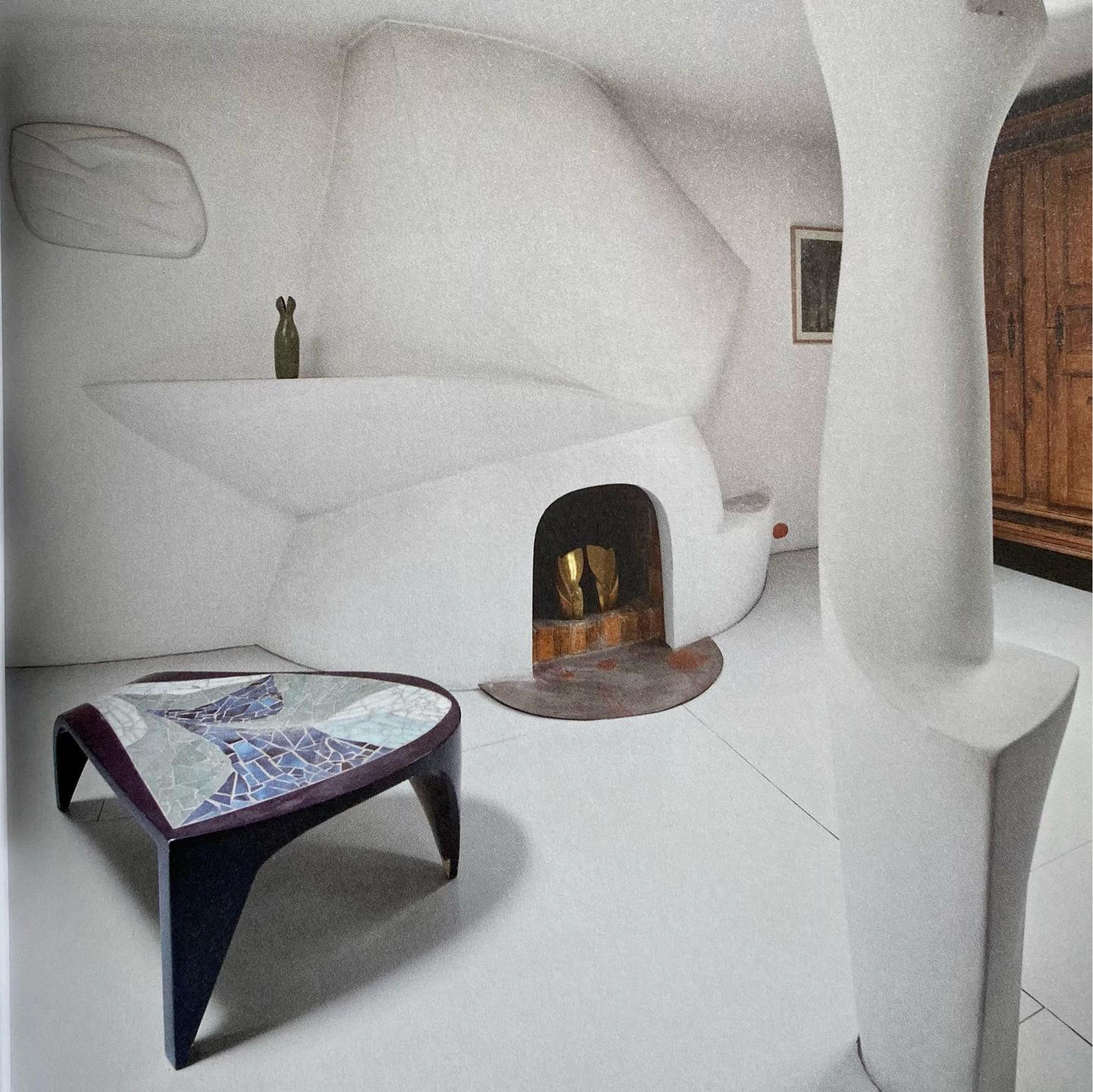 Valentine Schlegel, Tripod coffee table, 1986