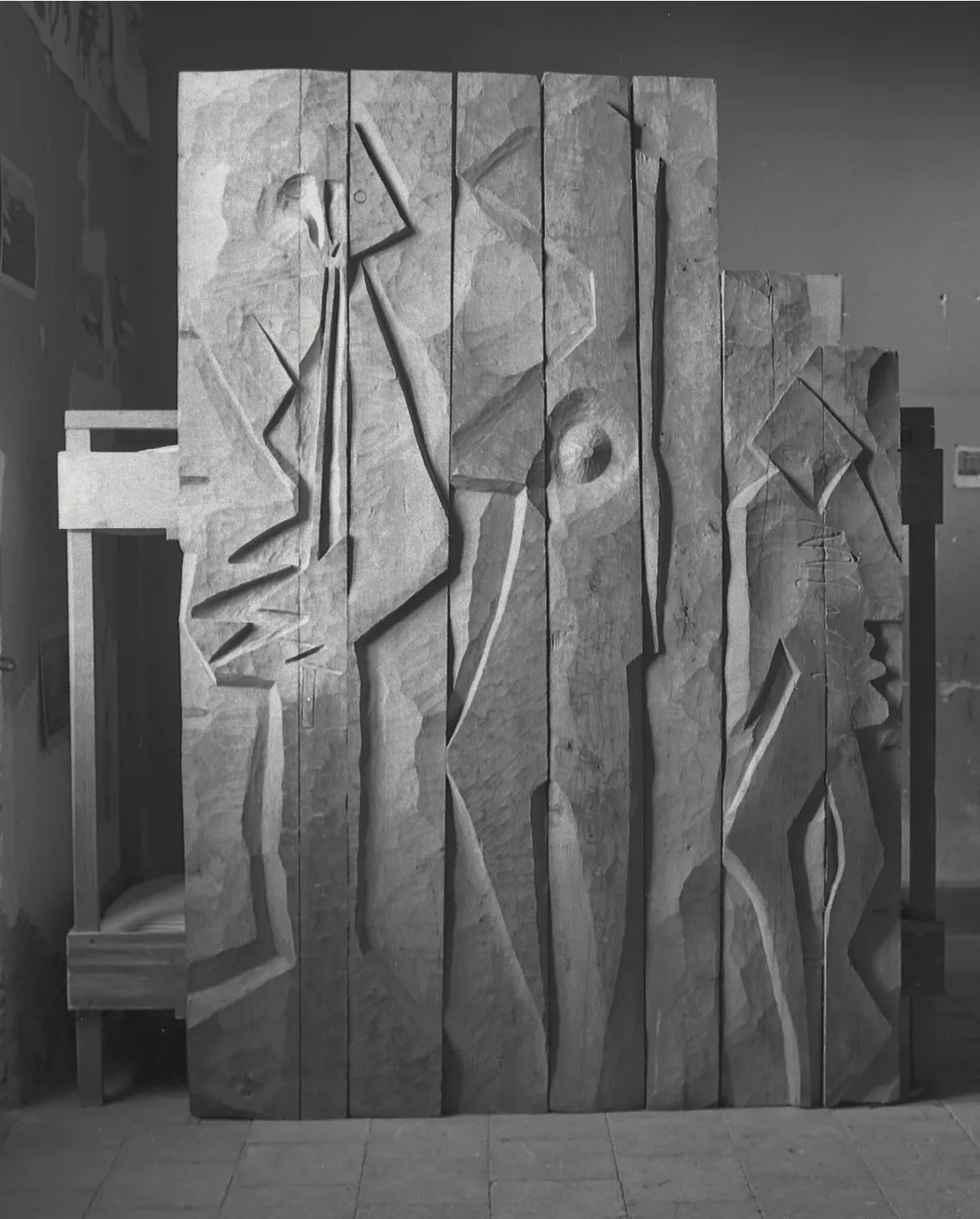 Jean Touret, "Le Grand Joueur de Flûte et la Femme", c. 1960