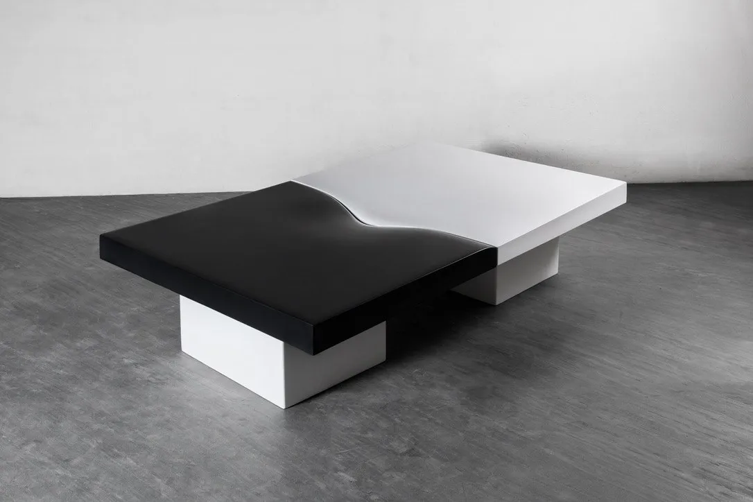 François Cante-Pacos, "Dunes" coffee table, c. 1970