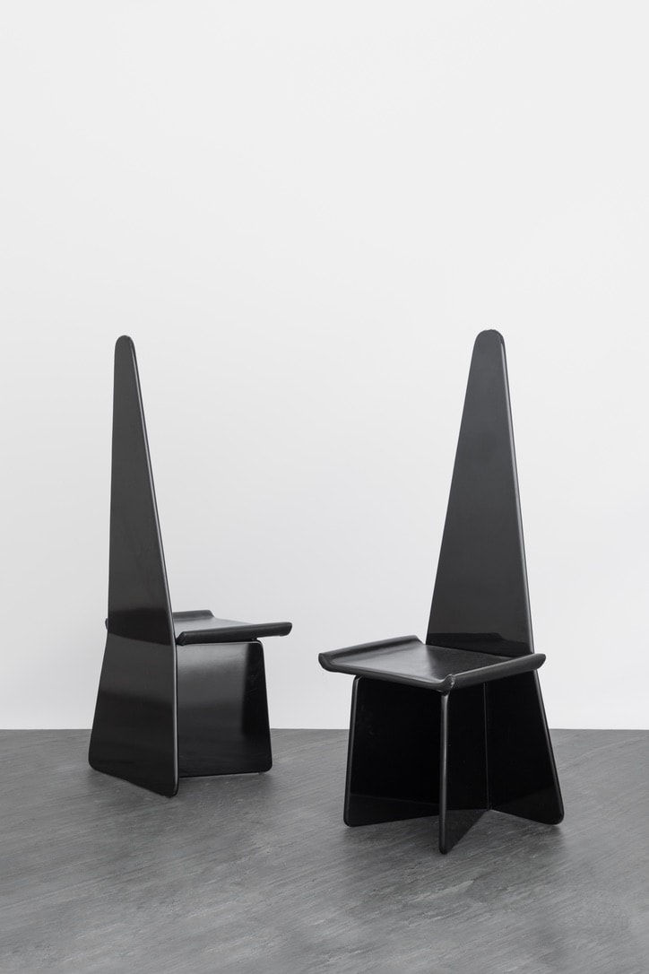 Antonio Ronchetti, Set of 6 sculptural chairs, c. 1970