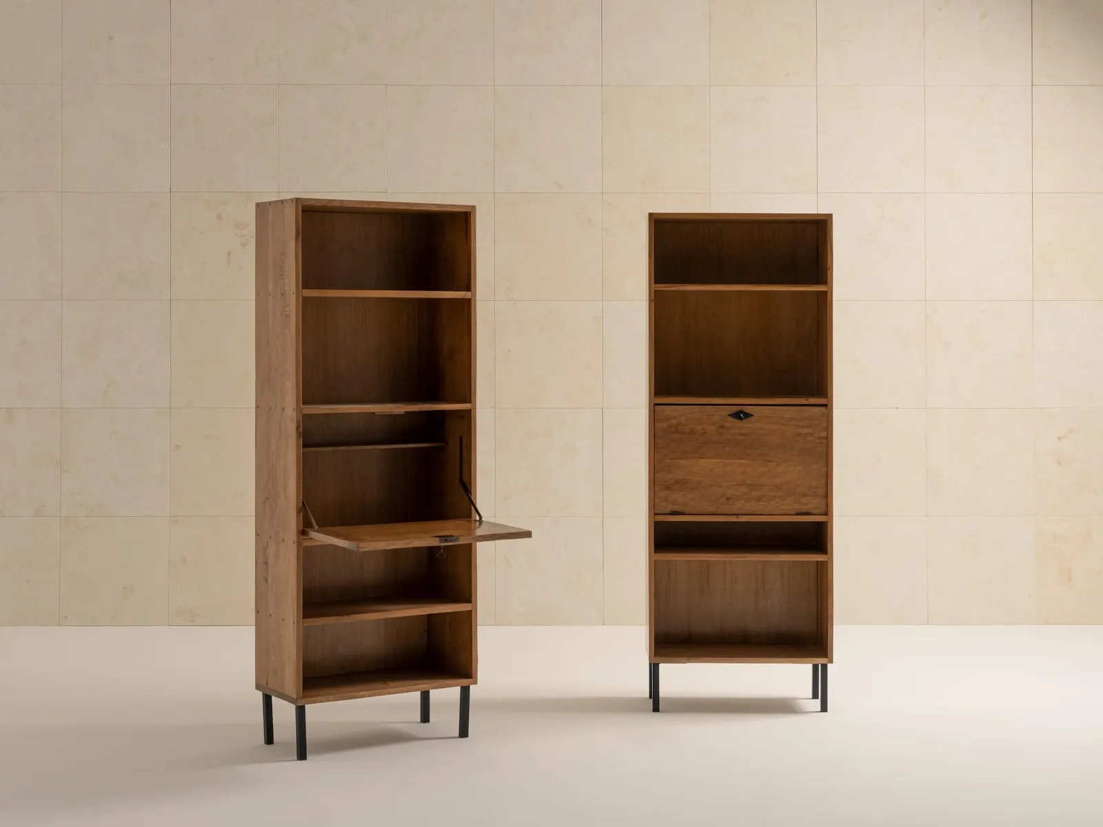 Jean Touret, Pair of secretary cabinets, c. 1960