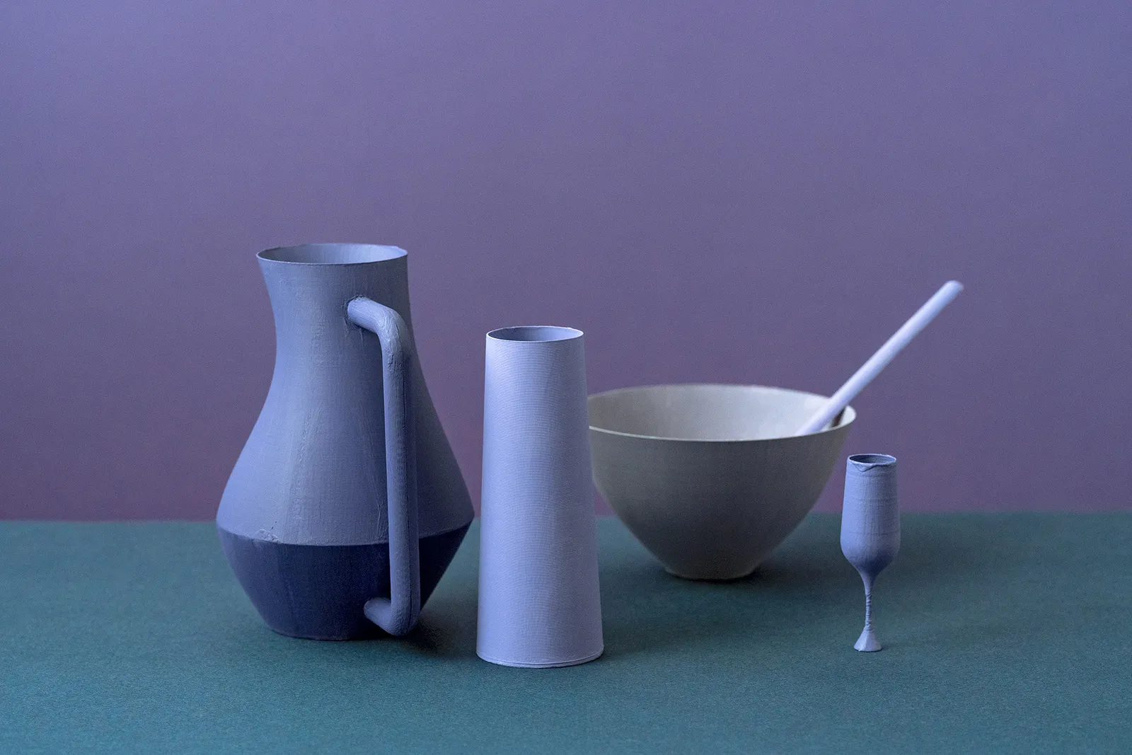 Olena Zubach, Still Life with a Violet Jug, 2025
