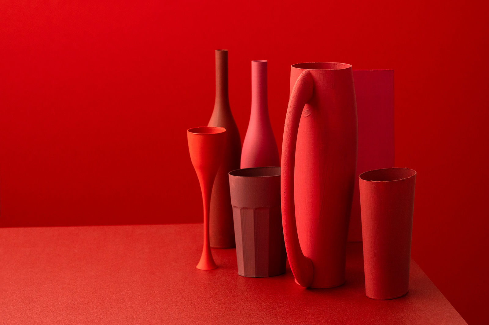 Olena Zubach, Still Life in Shades of Red, 2025