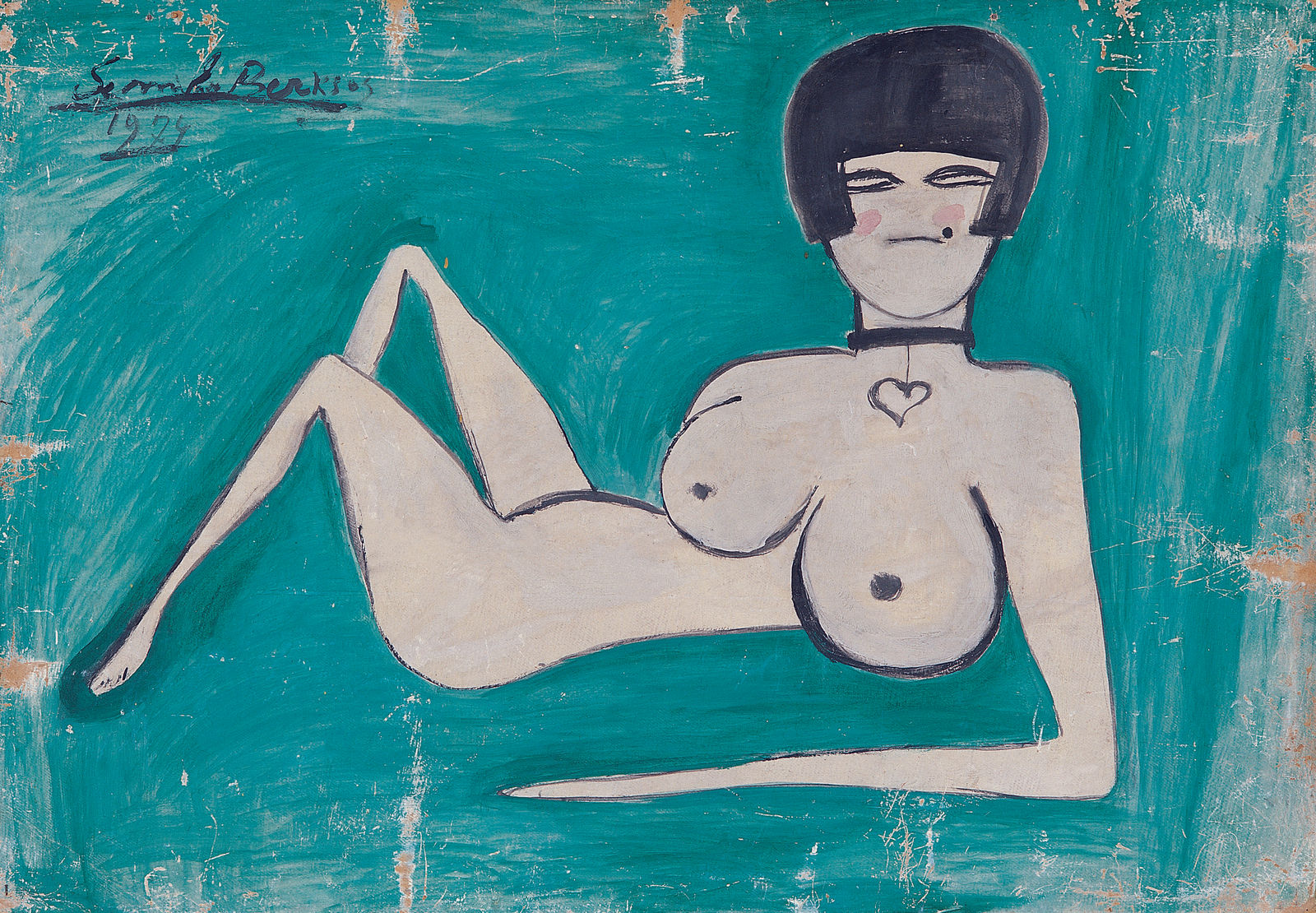 Semiha Berksoy, Nude (Self-portrait), 1974