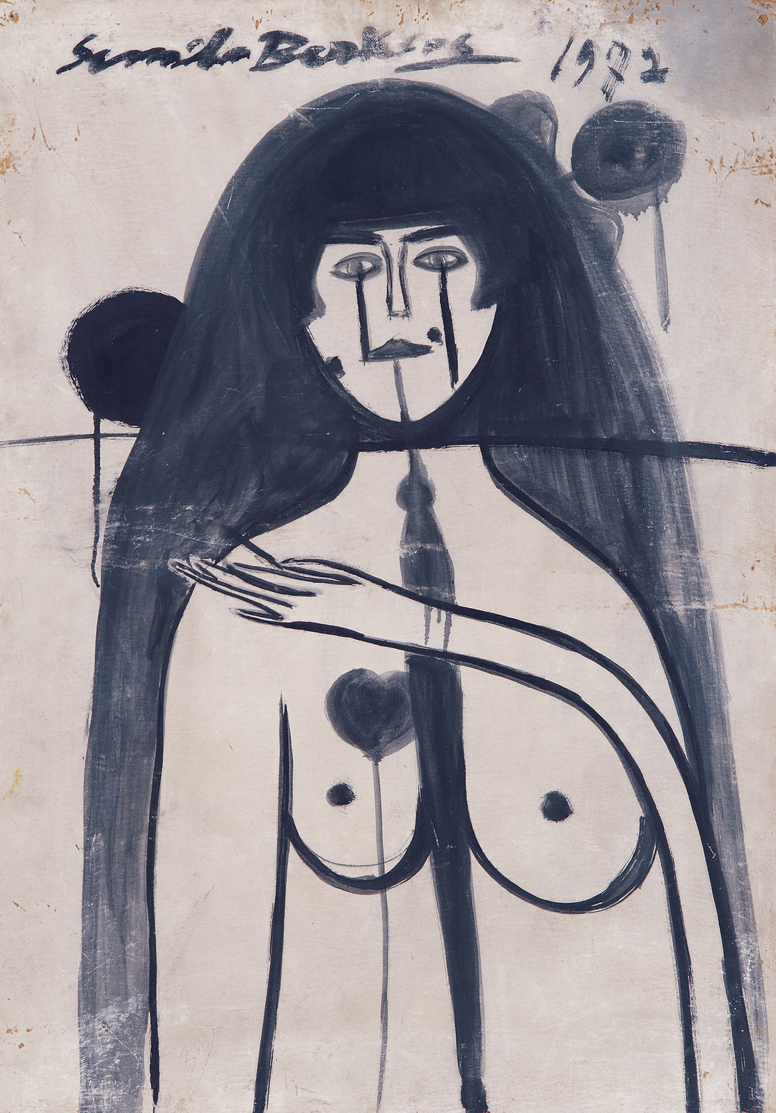 Semiha Berksoy, Sorrow (Self-portrait), 1972