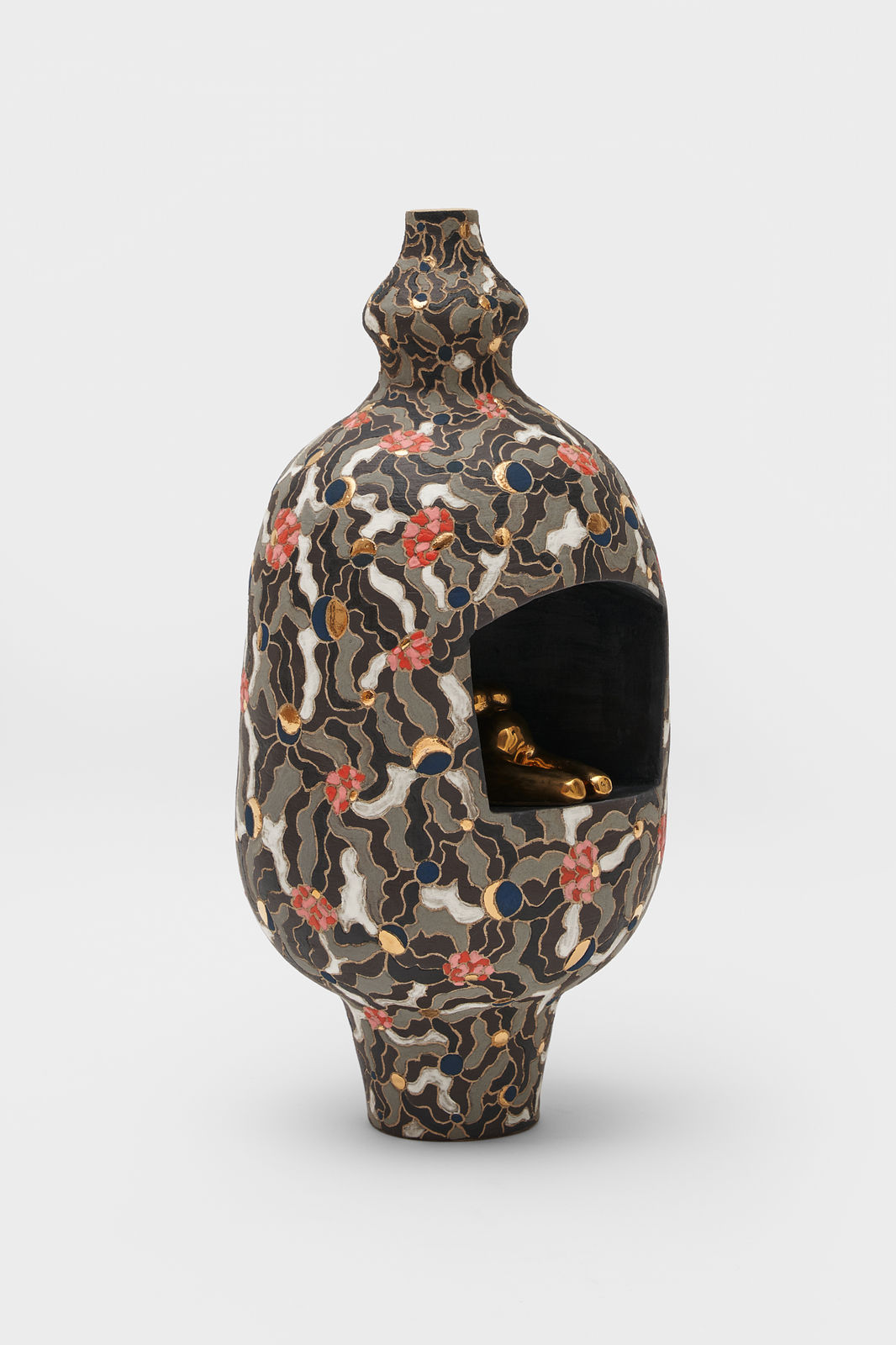 Elif Uras, Moon Face with Hundred Rose Lips, 2025