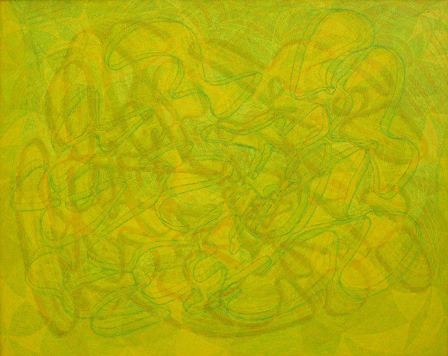 Johnathan Daily, Untitled Yellow (series Complexity 5), 2001