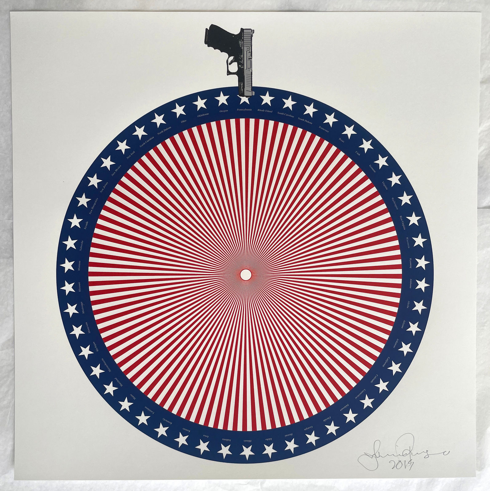 Daniel Franzén, Wheel of Fortune (50 states – Alabama to Wyoming), 2019