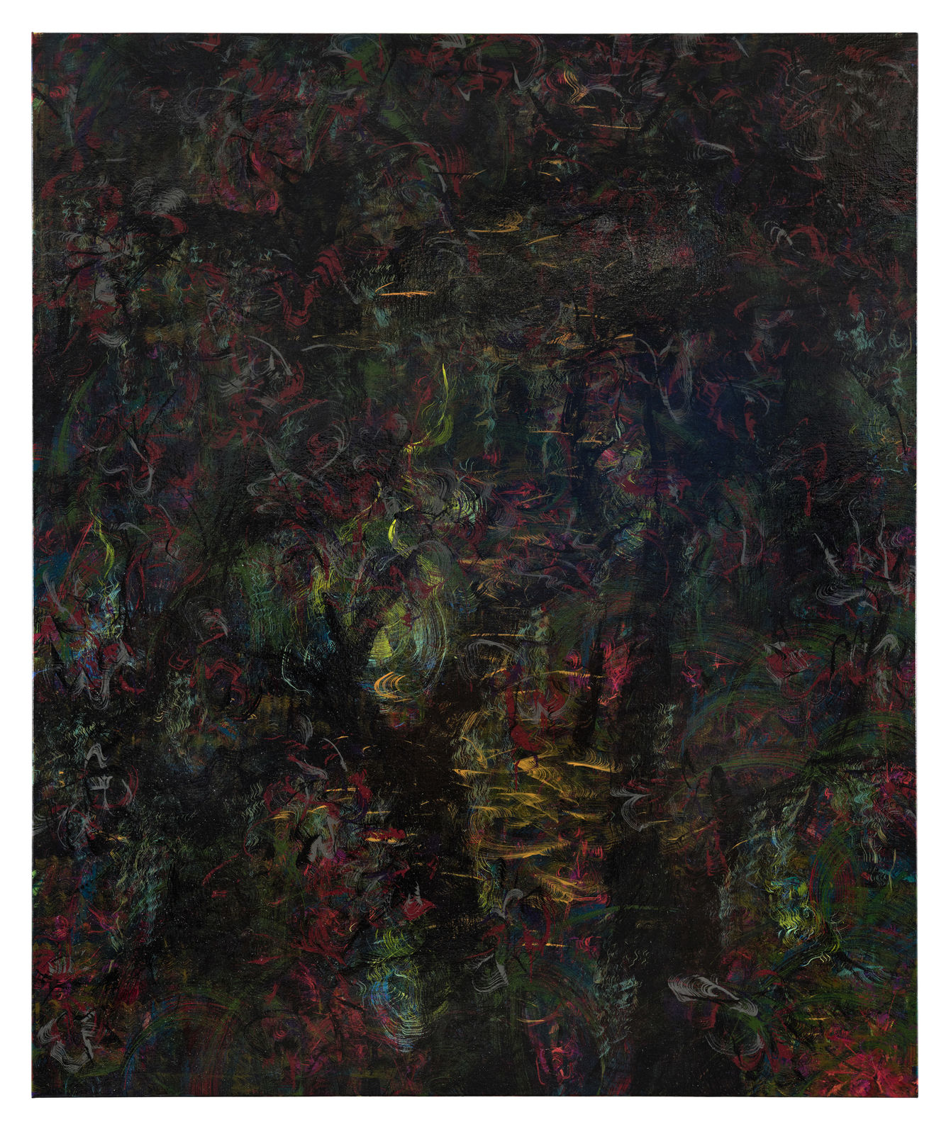 Johnathan Daily, Månen stiger över myran / Moon Rising Over the Mountain (series Efterbilder), 2024