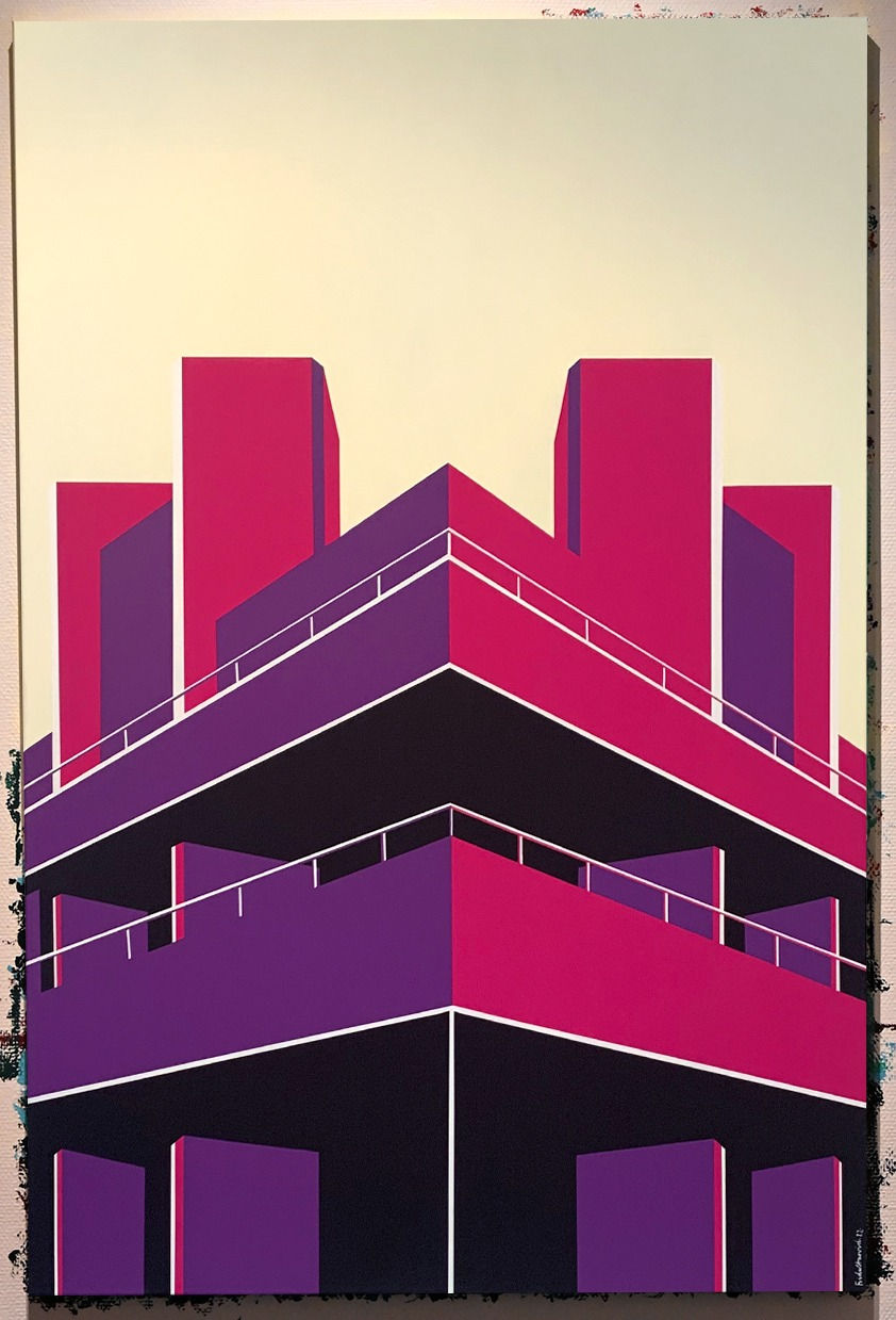 Frida Starvid, National Theatre Front – purple, 2022