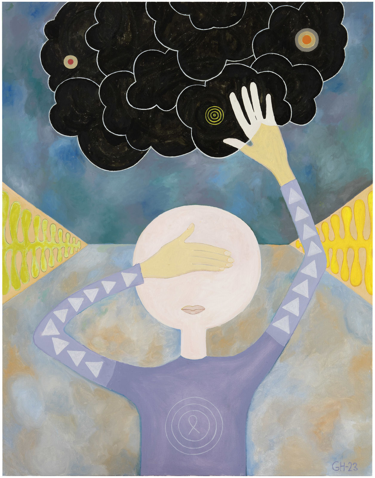 Gunzi Holmström, The Cloud of Unknowing / Ickevetandets moln, 2023