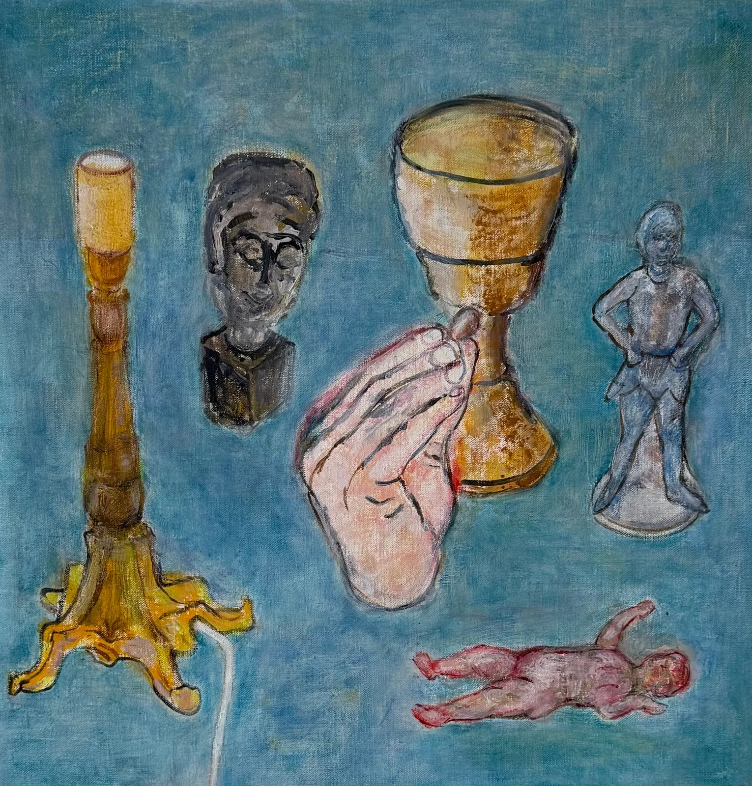 Ingela Johansson Dunell, Angelous Novus - Deportation, 2025