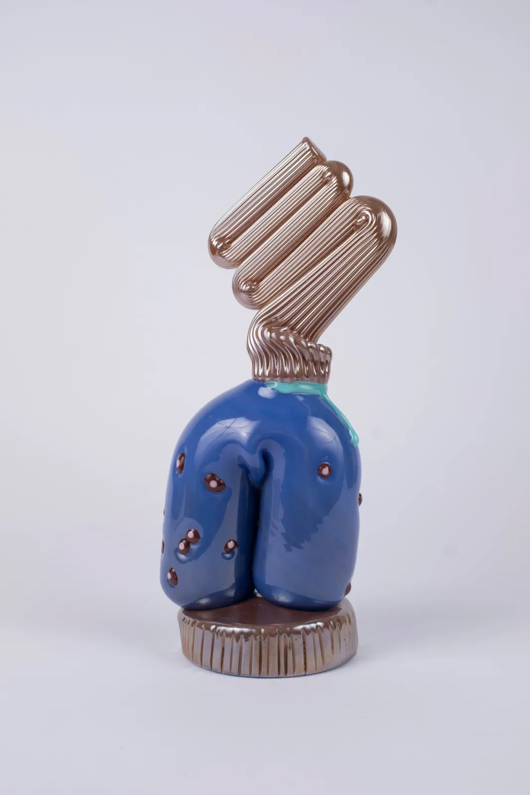 RASMUS NOSSBRING, Scribble, brown, with bend, 2023