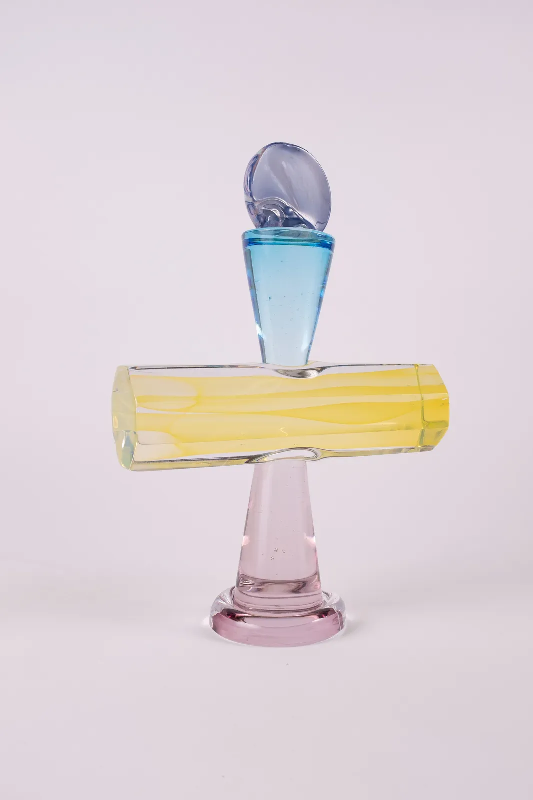 RASMUS NOSSBRING, Crystal and marble stack, 2025