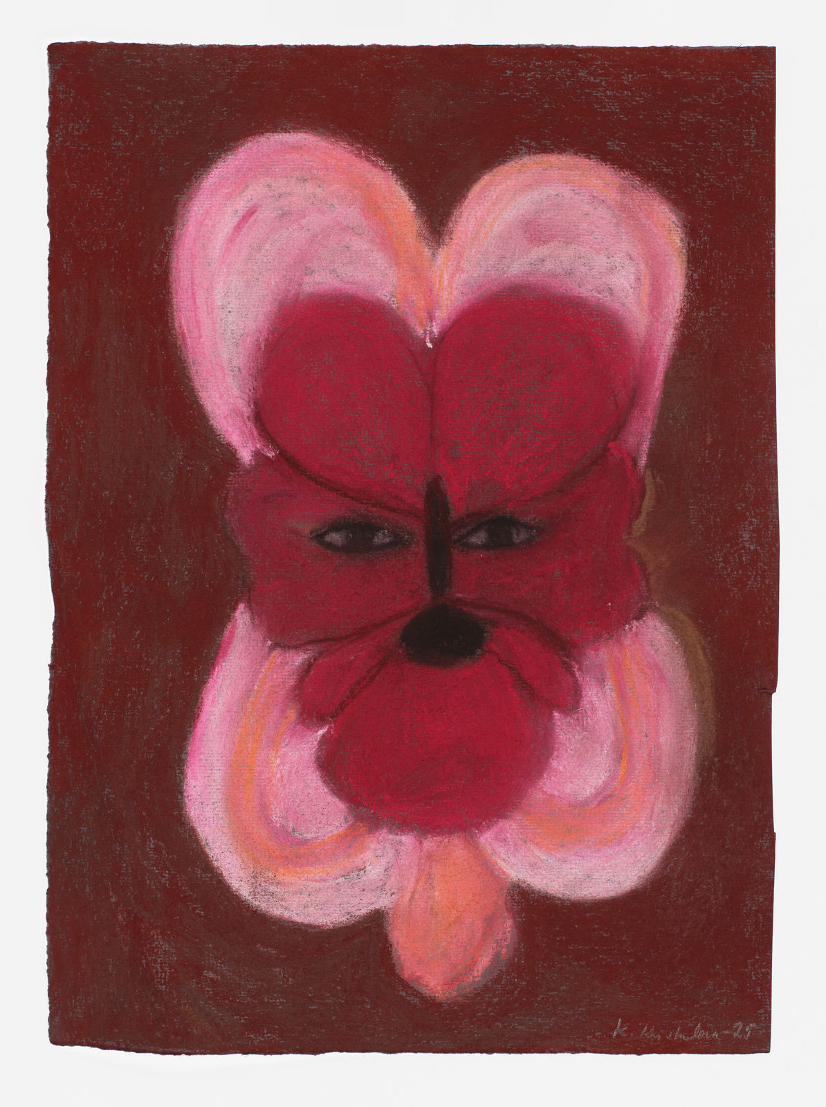 Klara Kristalova, Röd pensé / Red Pansy, 2025