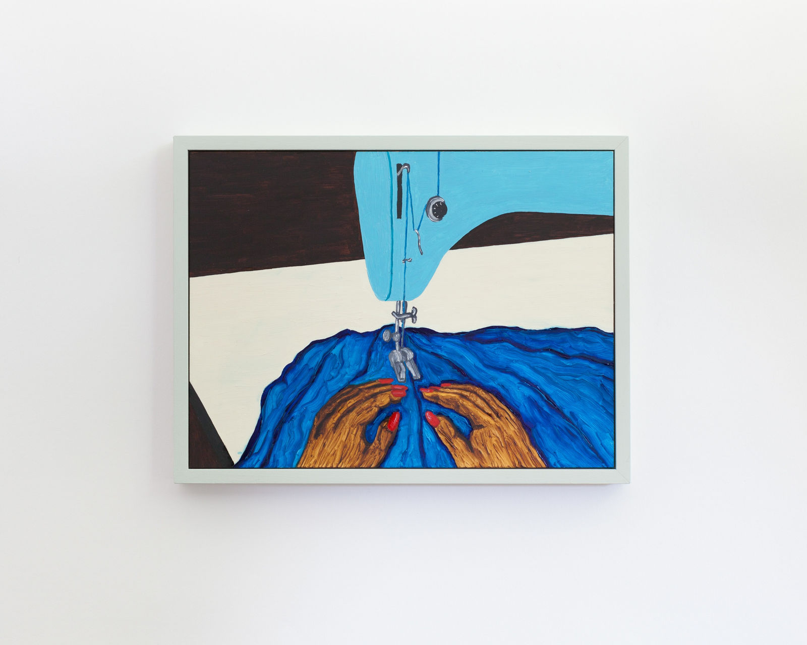 Richard Johansson, Det blå tyget / The Blue Fabric, 2024