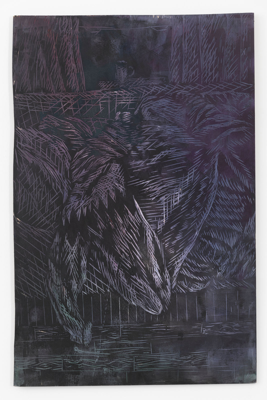 Idun Baltzersen, Stilleben med ulltröja på säng / Still Life With Wool Sweater on Bed, 2023