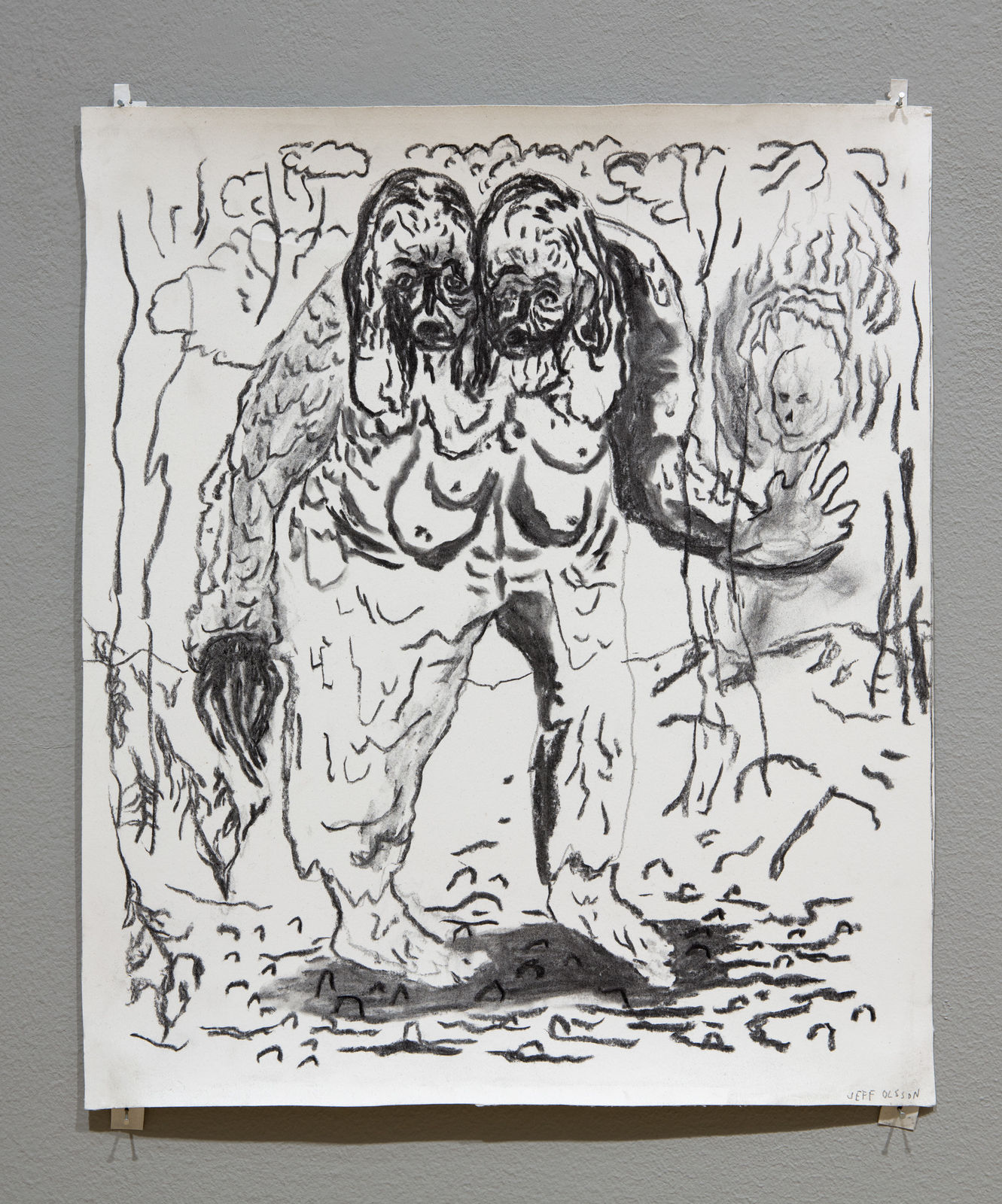 Jeff Olsson, Tvåhövdad / Two-Headed, 2024