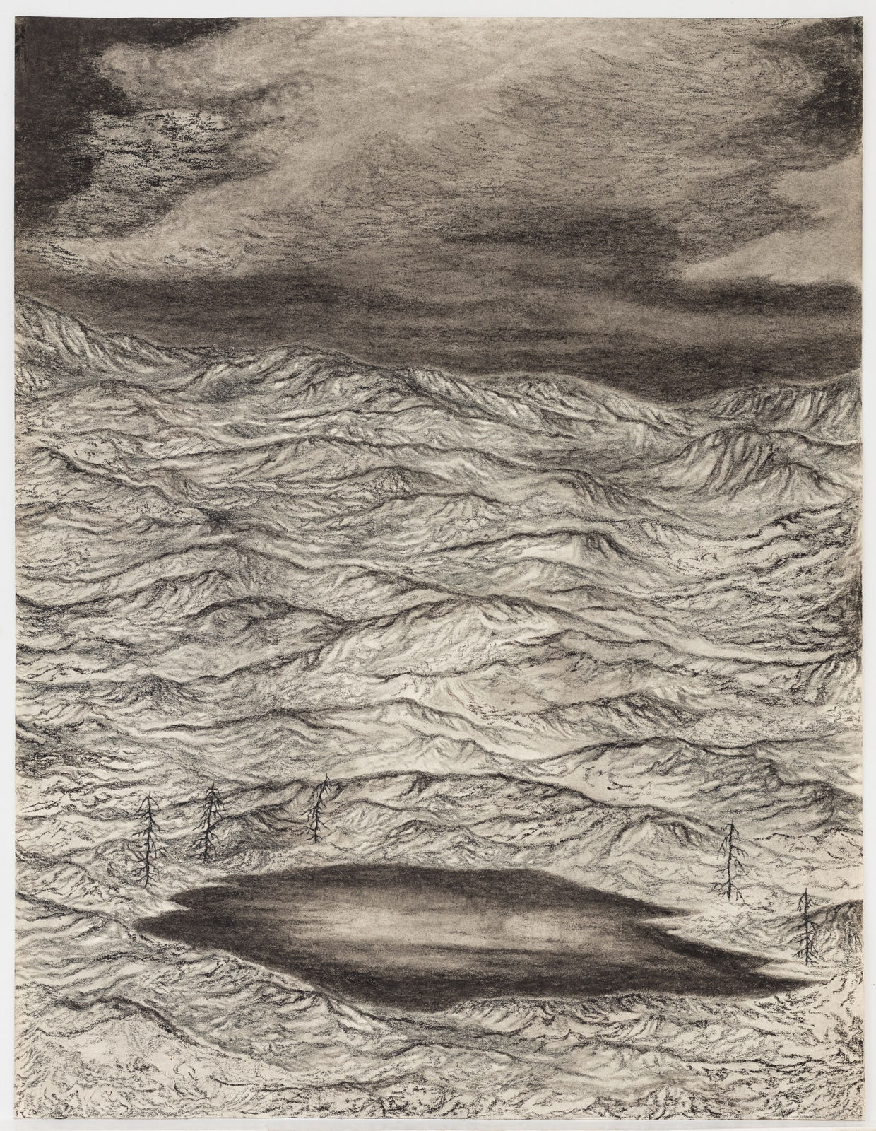 Jeff Olsson, Sömniga sjön / Sleepy Lake, 2023