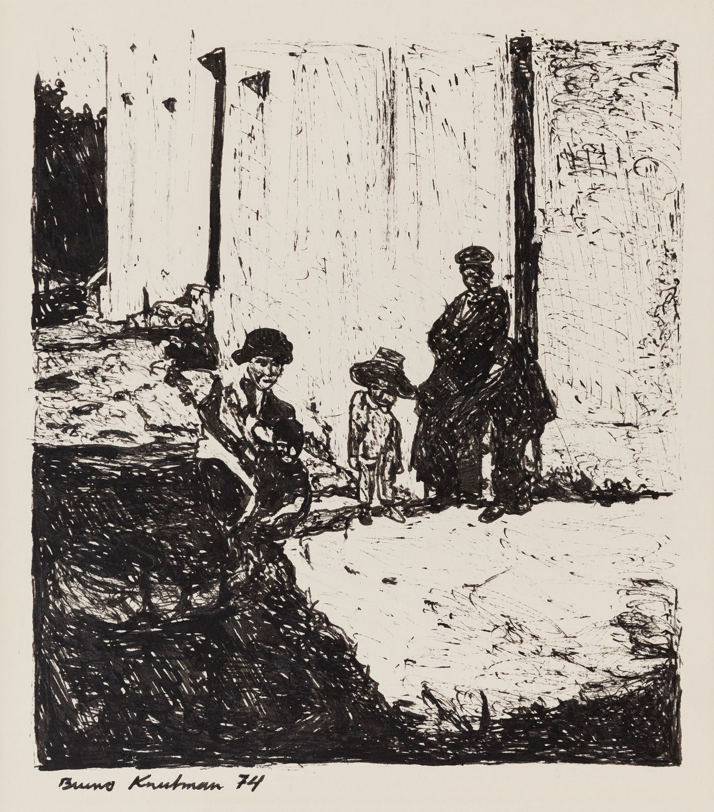 Bruno Knutman, Kortet på familjen / The Picture of the Family, 1974