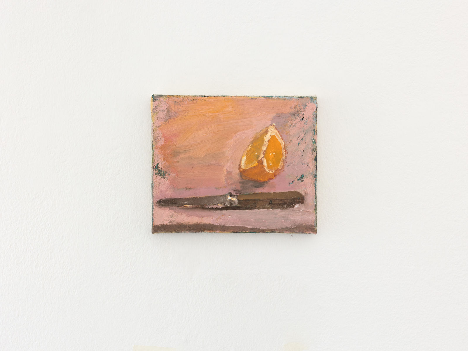 Mikael Lo Presti, Stilleben med apelsin I / Still Life with Orange I, 2023