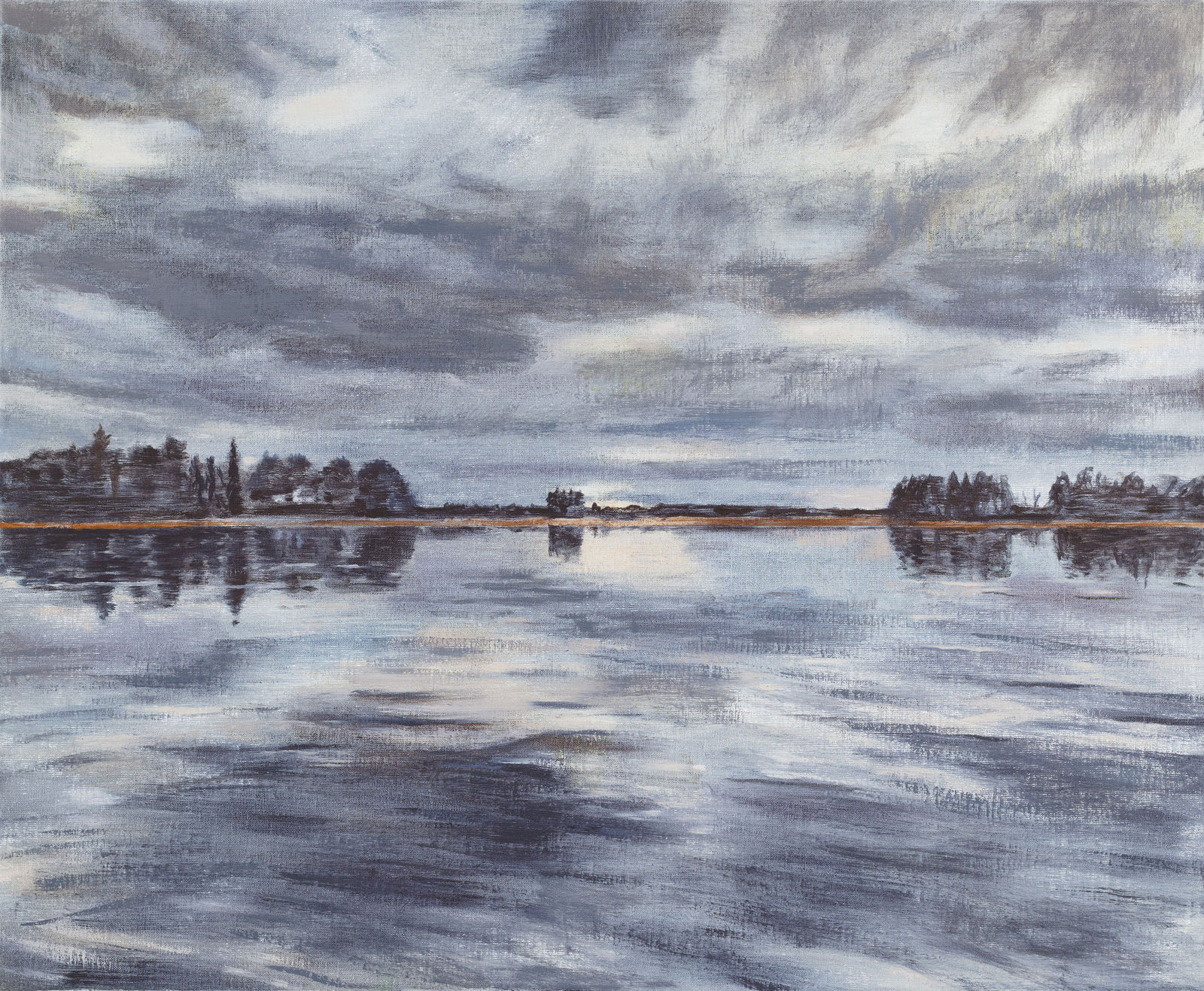 Susanne Johansson, Fjärden i november / The Bay in November, 2024