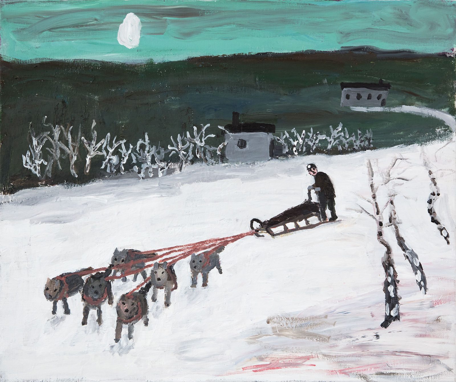 Kent Iwemyr, Vit måne / White Moon, 2019