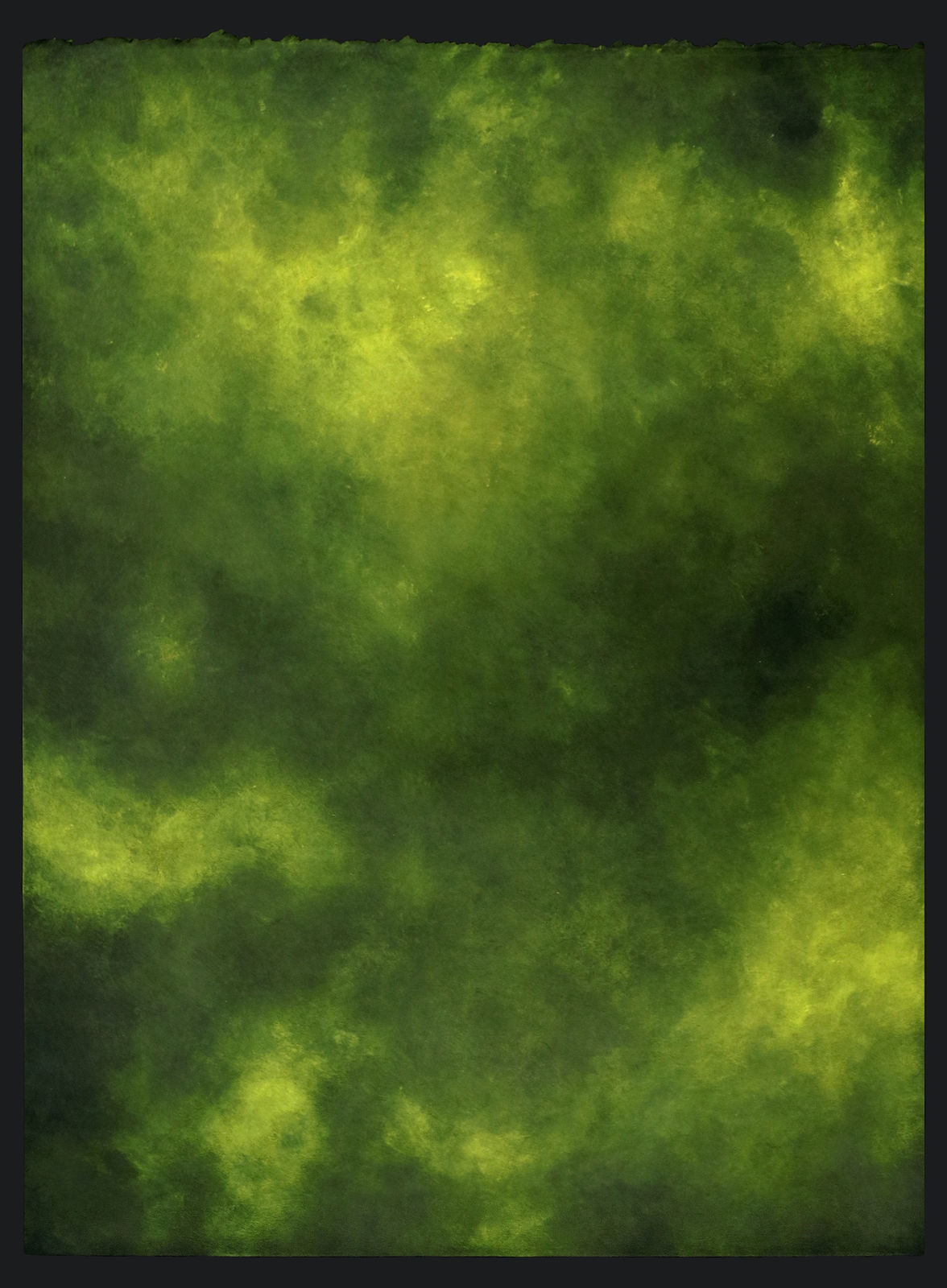 Leif Elggren, Black: painting myself back to Yellow VI, 2021 – 2023