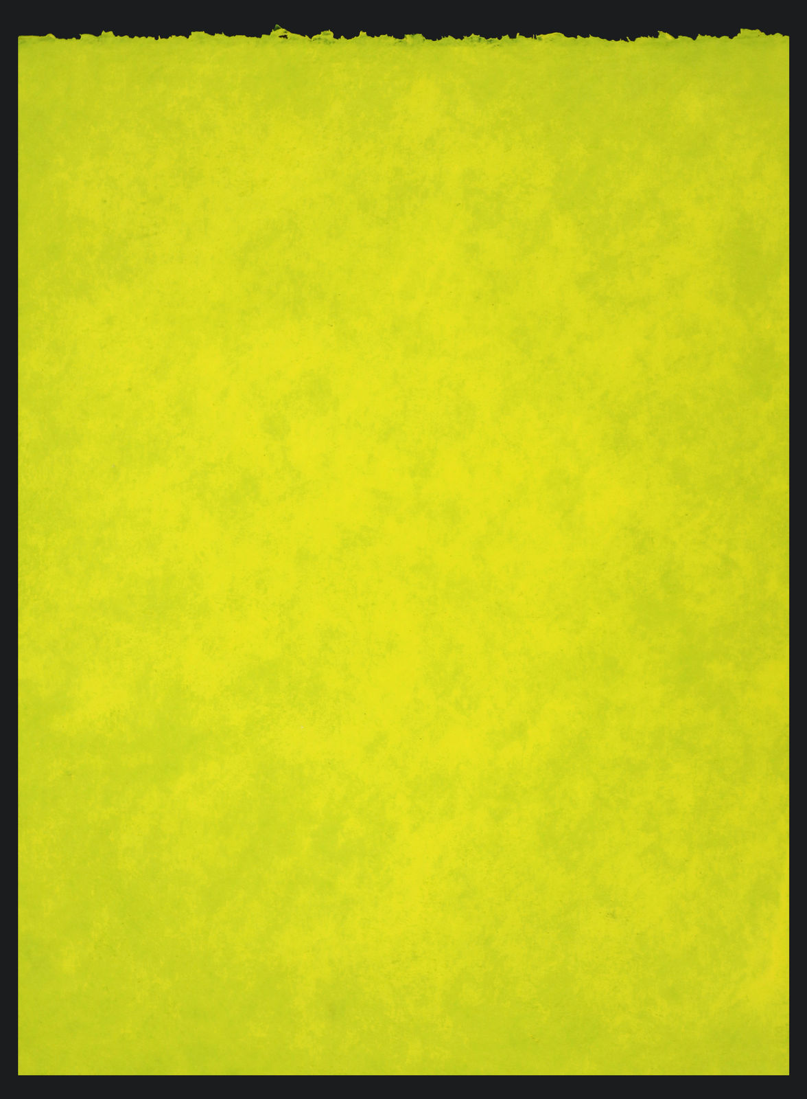 Leif Elggren, Black: painting myself back to Yellow XVIII, 2021 – 2023