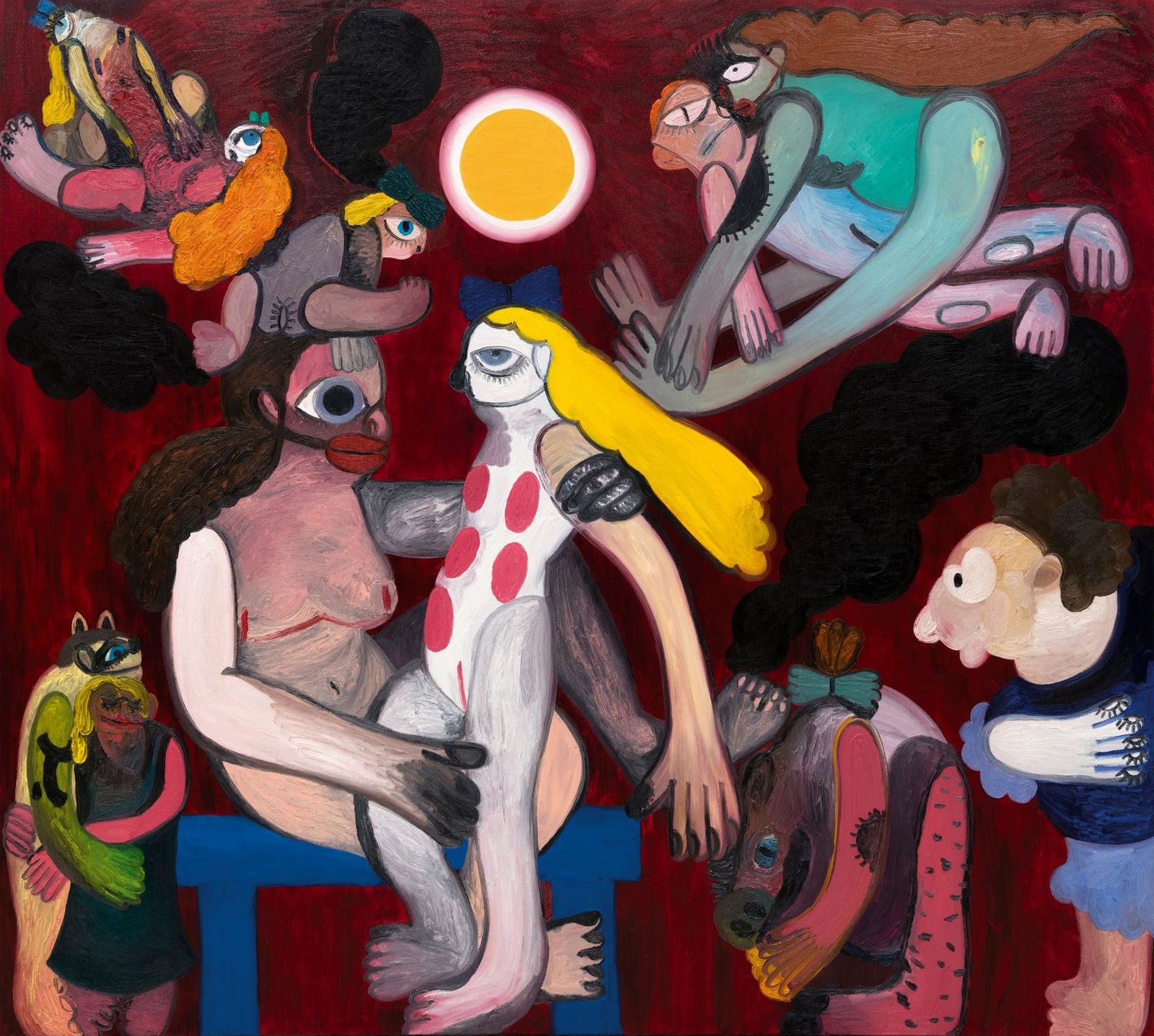 Trude Viken, Red Scene, 2023