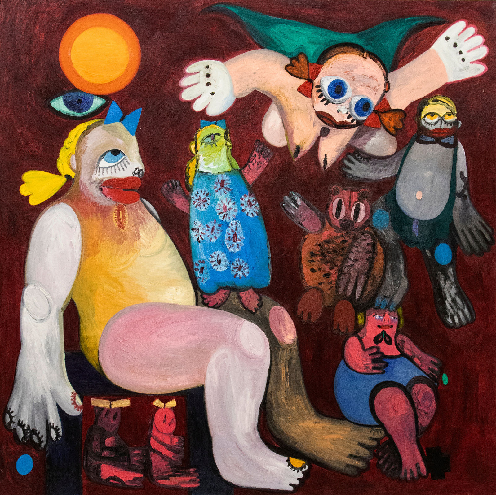 Trude Viken, Red Scene 2, 2023