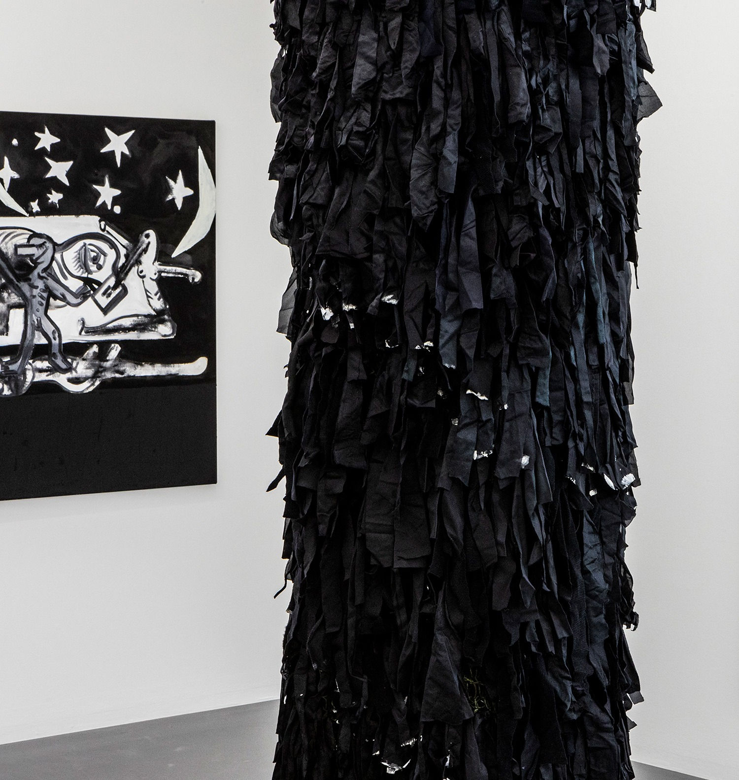 Barbara Levittoux-Świderska, The Black Spiral (Biała spirala), 1980s