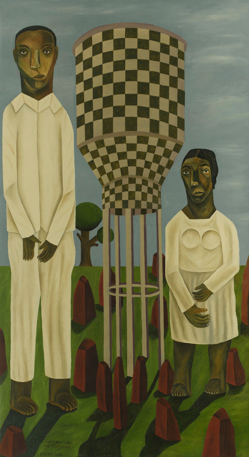 Salah Elmur, Red Rocks Land, 2022