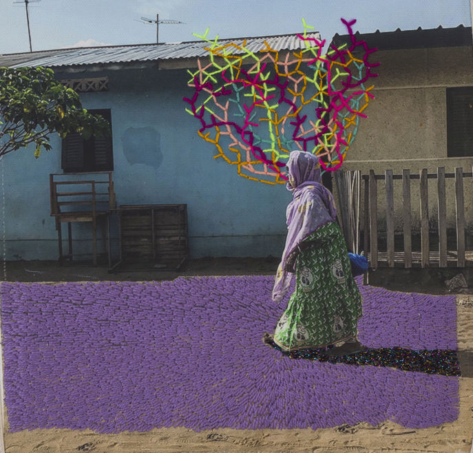 Joana Choumali, Untitled, Series ca va aller, 2018