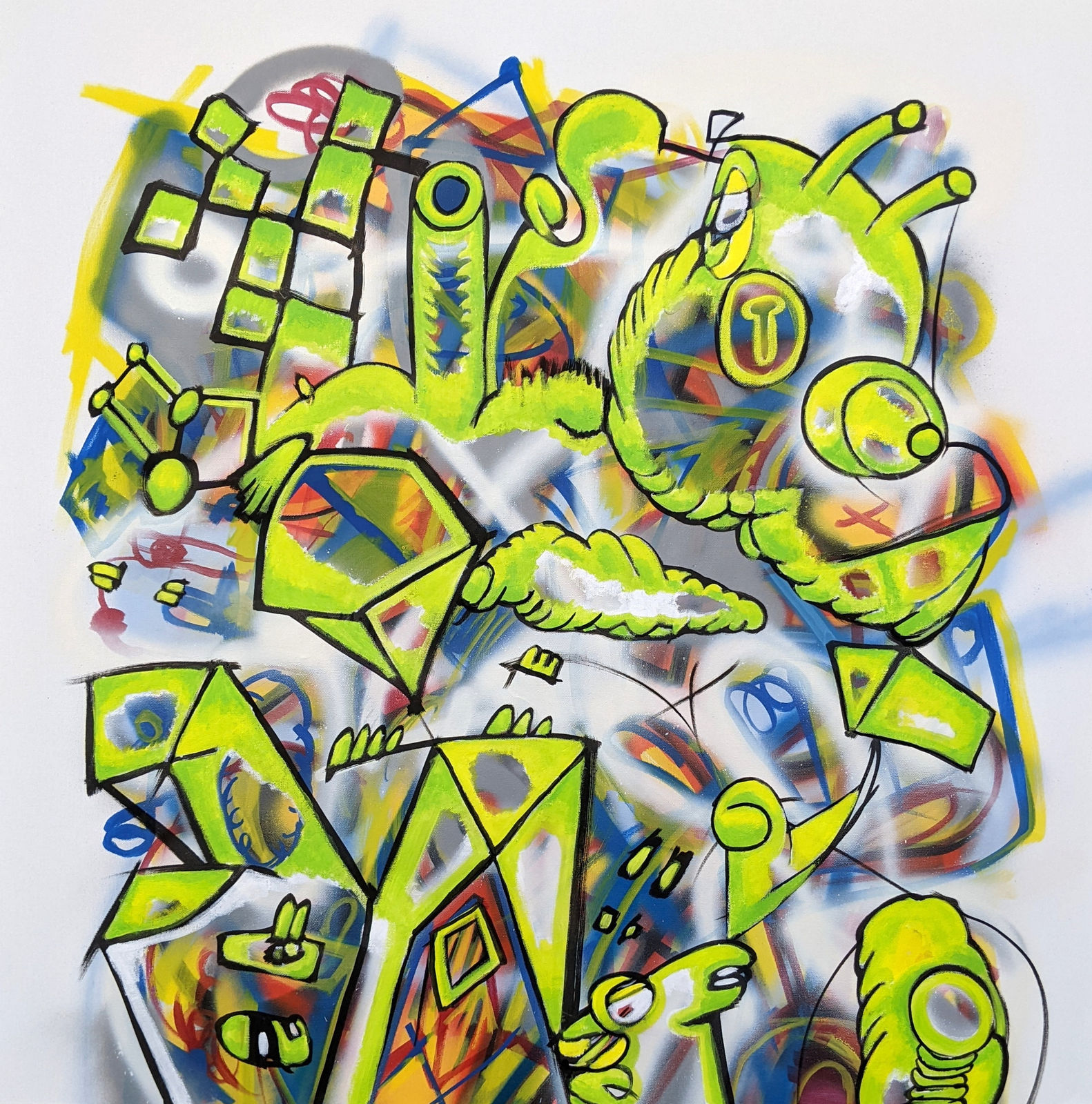 Rick Mallette, Collision Course on Happy Grass Lane, 2022