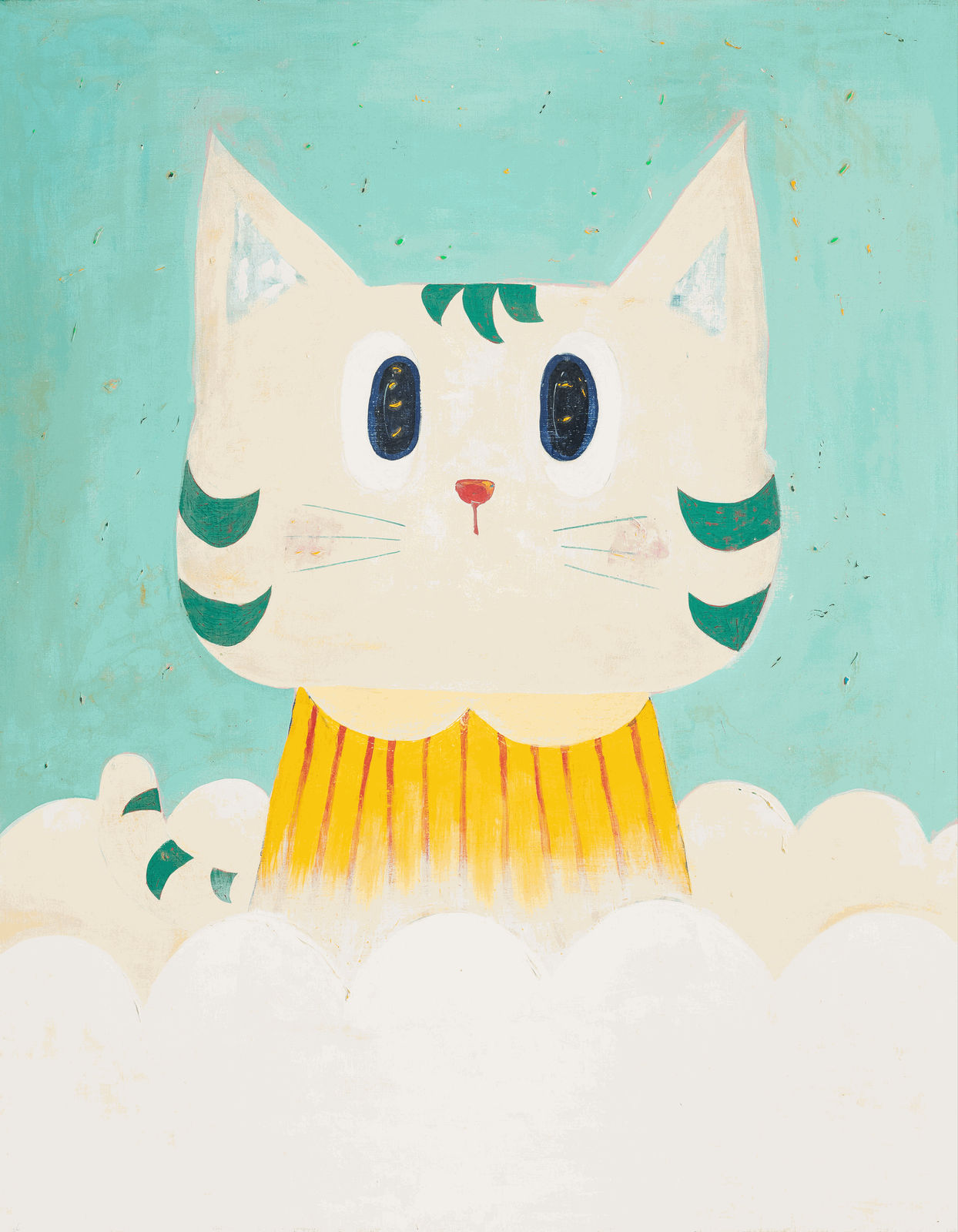 Noritoshi Mitsuuchi, untitled short stories : Cat in Cloud, 2021