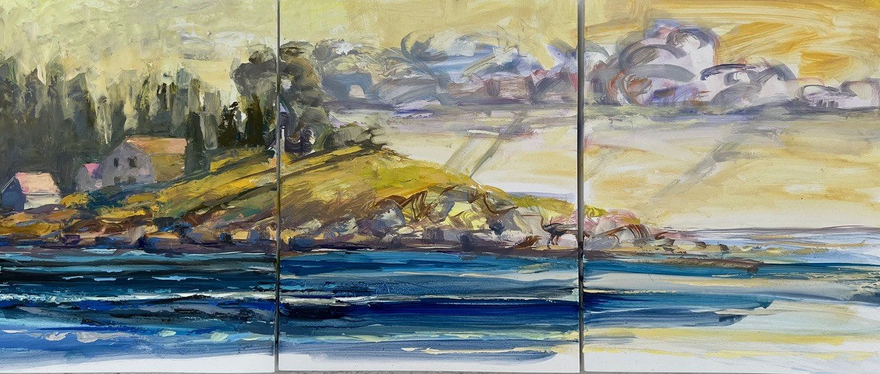 Louise Bourne, Light Brushes Bear, 2022