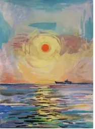 Alan Fishman, Arabian Sea, 20 Miles From Mumbai, 2017