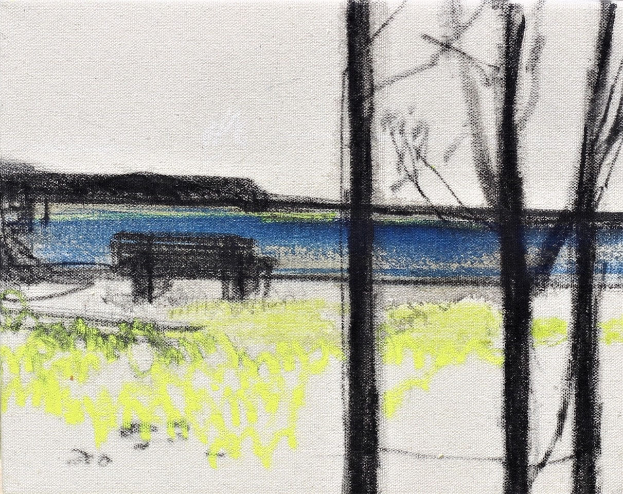 Christina Thwaites, Three Tall Tress, 2022