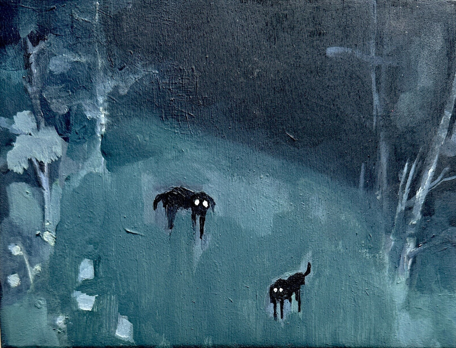 Nancy Friedland, Black Dogs, 2023