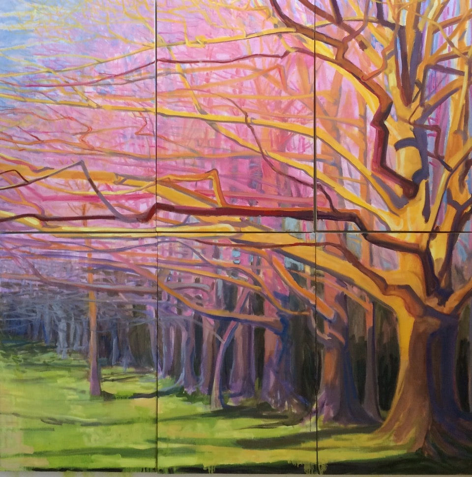 Louise Bourne, Oaks Reach to Spring, 2024
