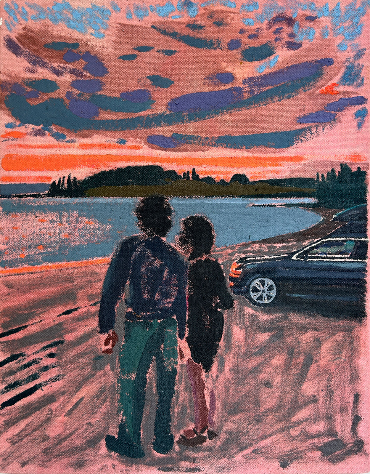 Tessa Greene O'Brien, Wadsworth Cove Sunset, 2024